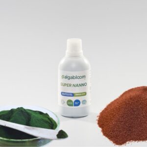 Kit completo algabloom: SUPER NANNO + Spirulina em pó + Cistos de Artêmia
